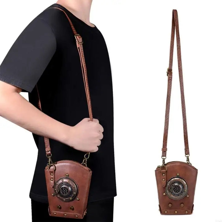 Steampunk Shoulder Bag With Adjustable Strap perfect