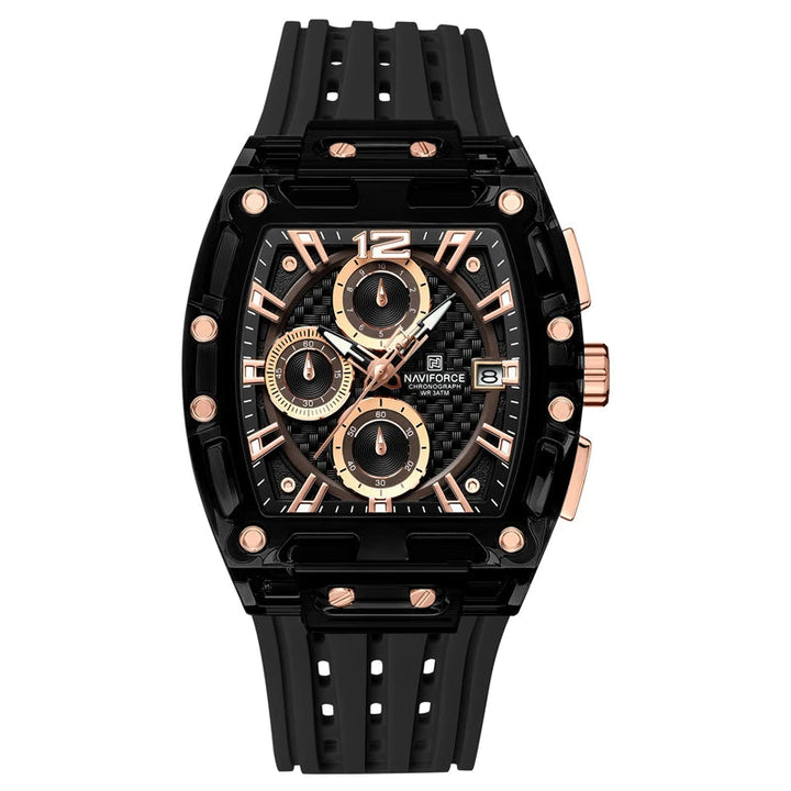 Steampunk Silicone Wristwatch bold