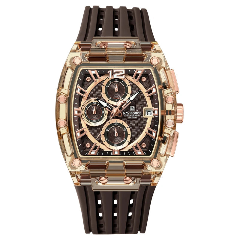 Steampunk Silicone Wristwatch comfortable