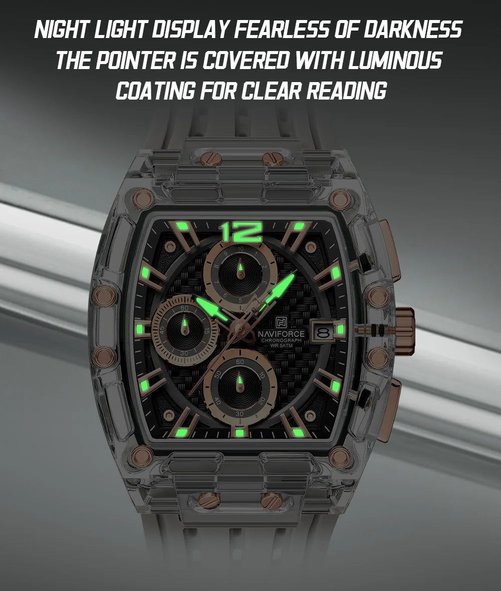 Steampunk Silicone Wristwatch modern