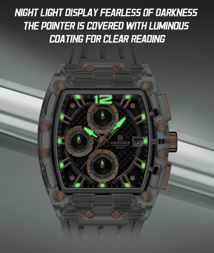 Steampunk Silicone Wristwatch modern