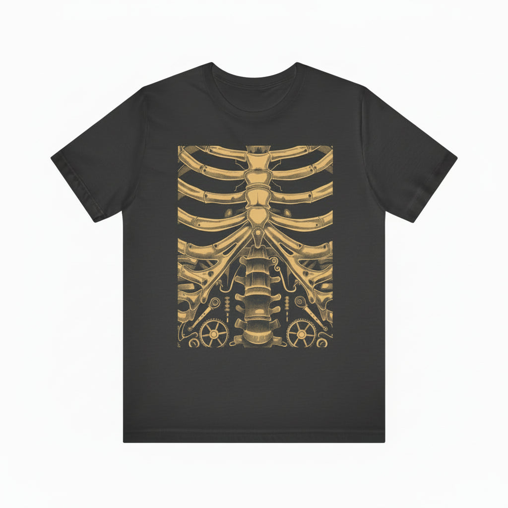 Steampunk Skeleton Gears T-shirt bold