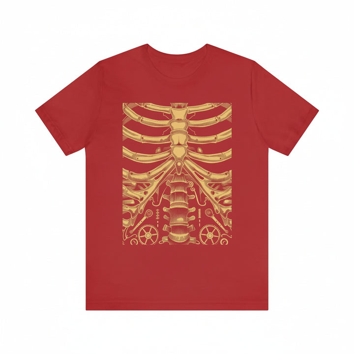 Steampunk Skeleton Gears T-shirt dark