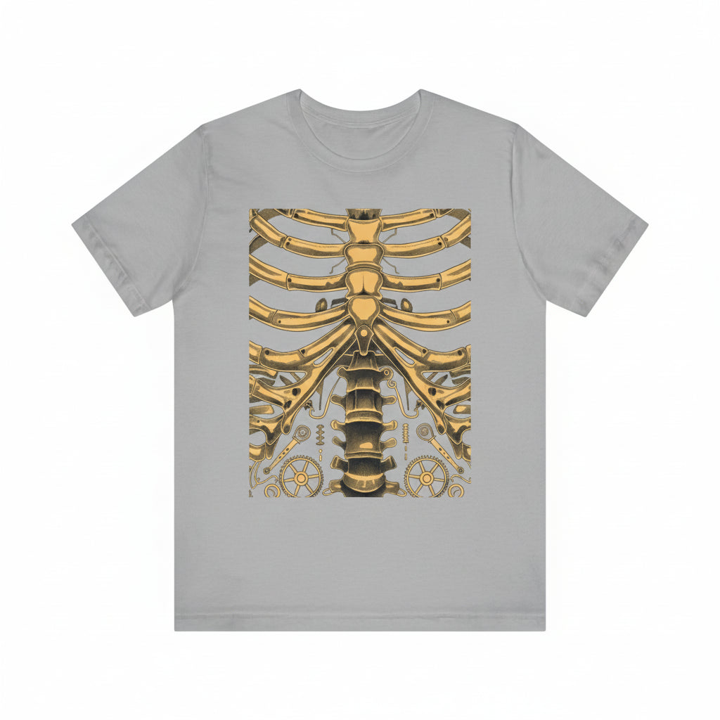 Steampunk Skeleton Gears T-shirt striking