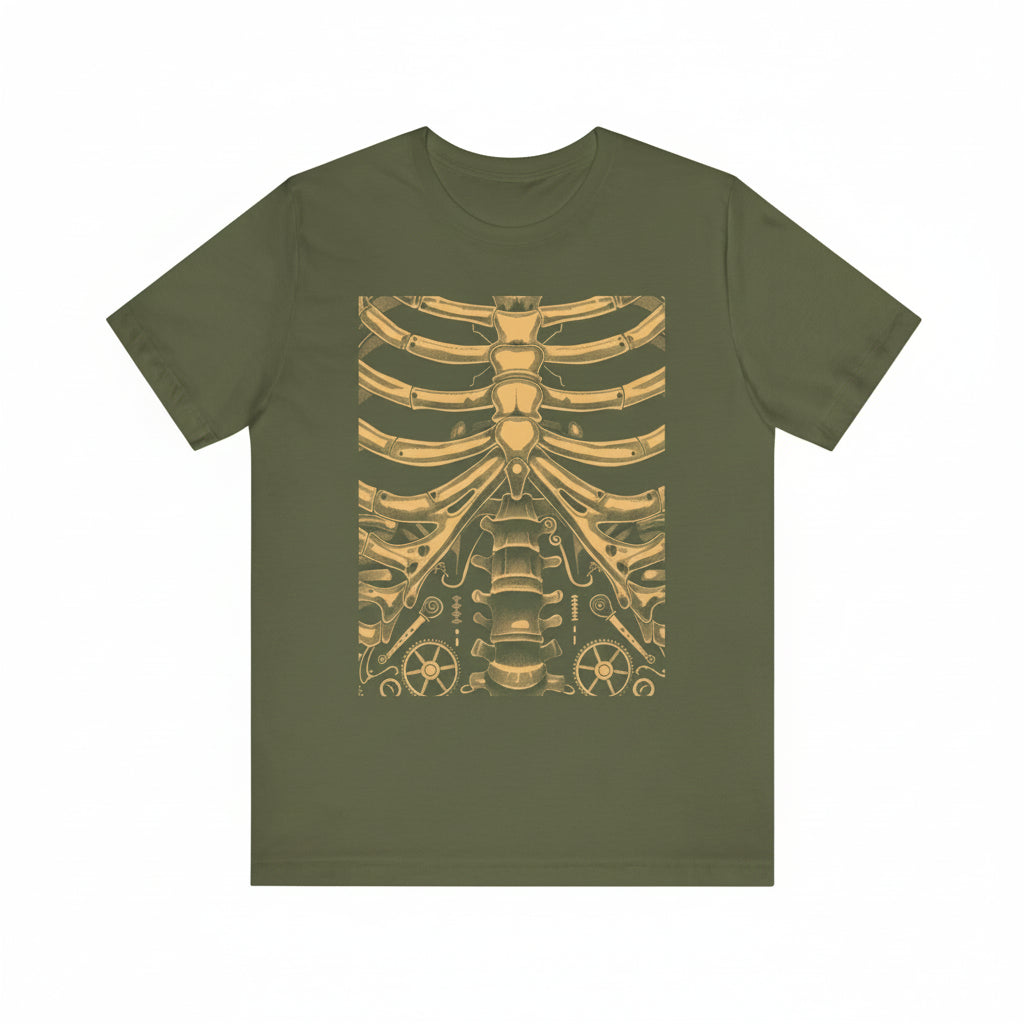 Steampunk Skeleton Gears T-shirt unique