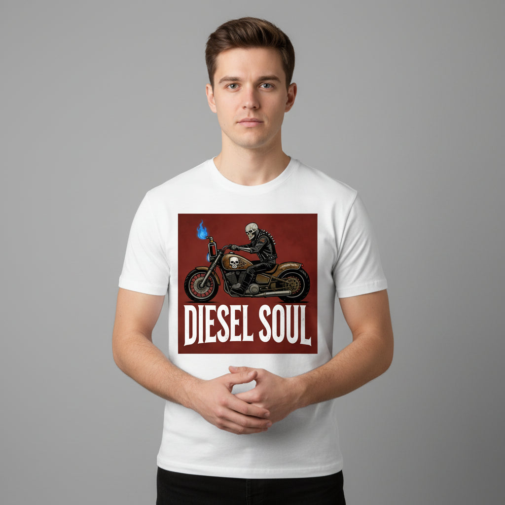 Steampunk Skeleton Motorcycle T-shirt
