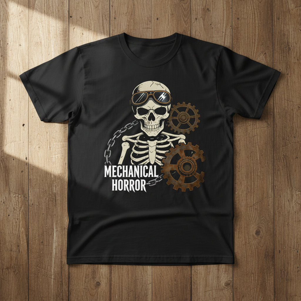 Steampunk Skeleton T-shirt fashion