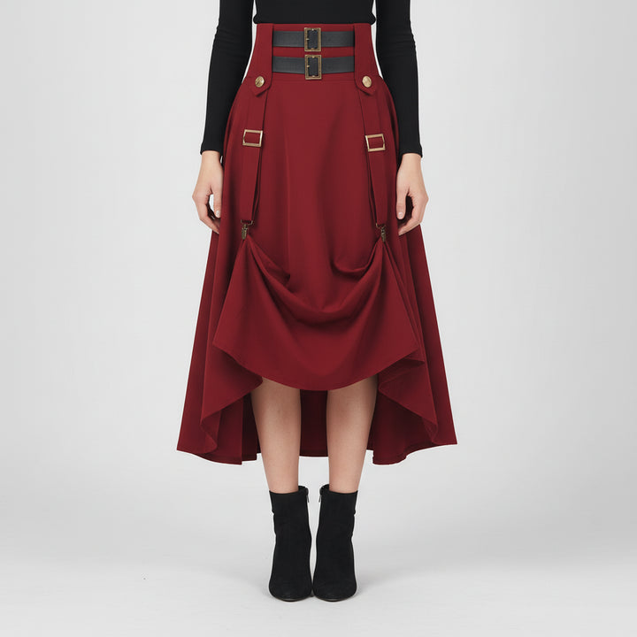 Steampunk Skirt With Straps