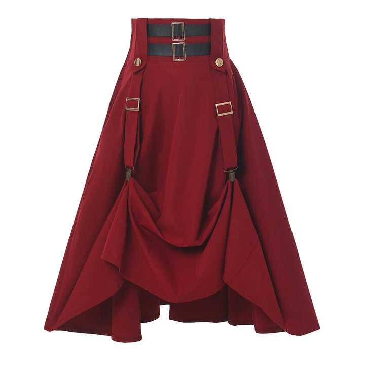 Steampunk Skirt With Straps industrial