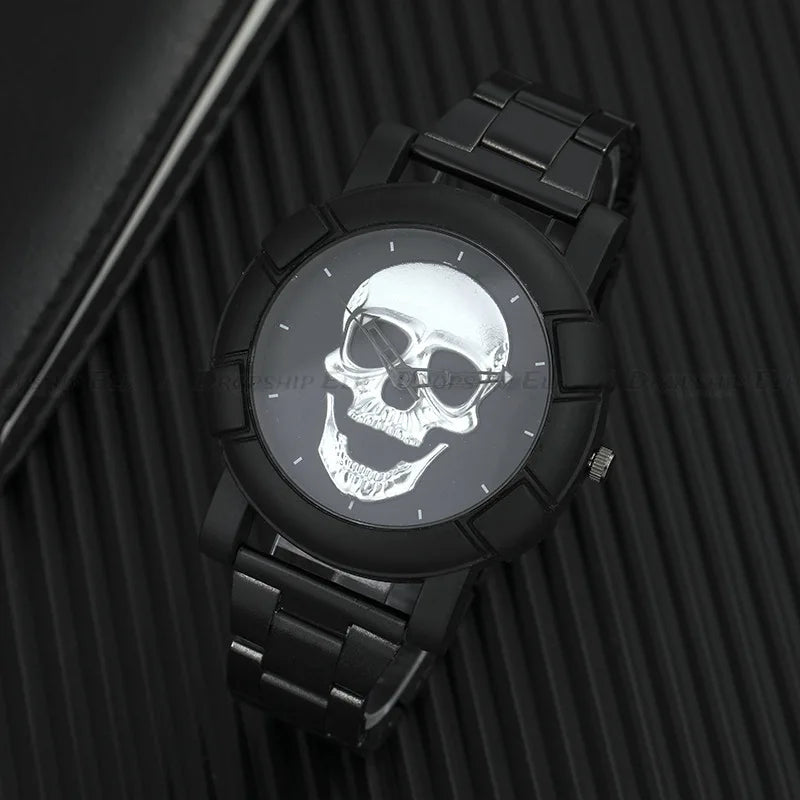 Steampunk Skull 3D Wristwatch bold
