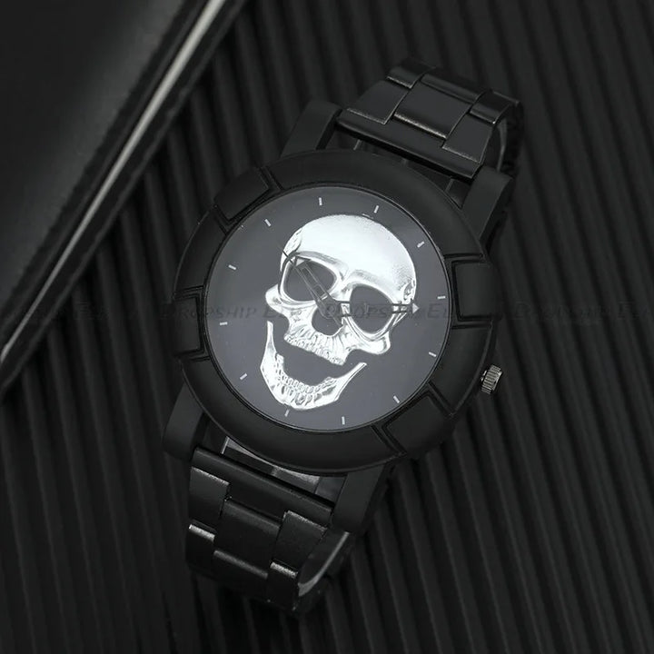 Steampunk Skull 3D Wristwatch bold