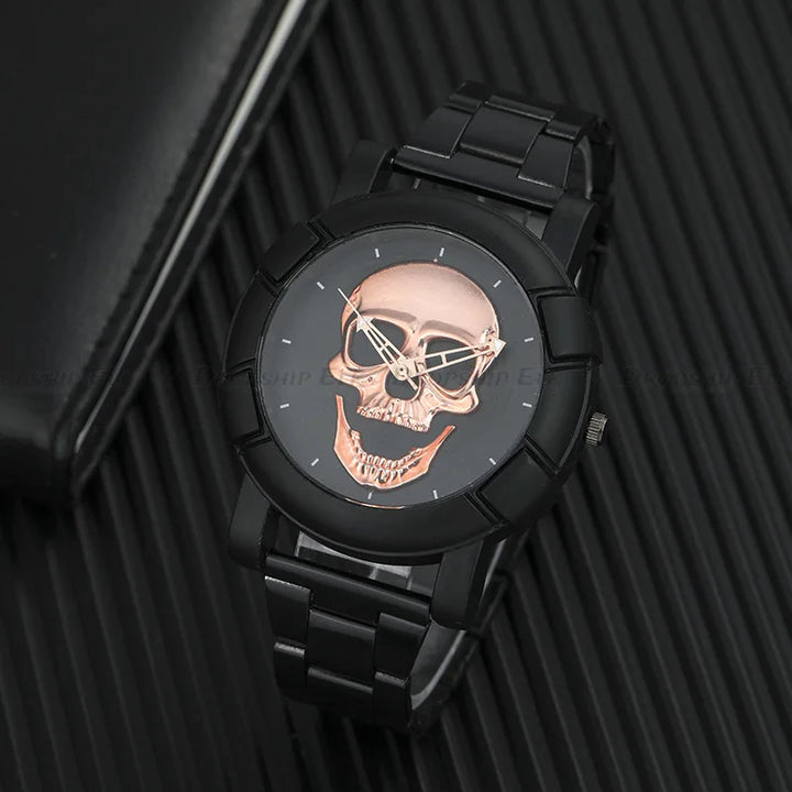 Steampunk Skull 3D Wristwatch striking