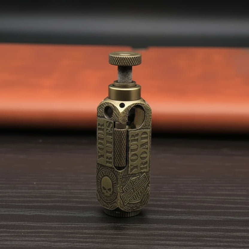 Steampunk Skull Kerosene Lighter