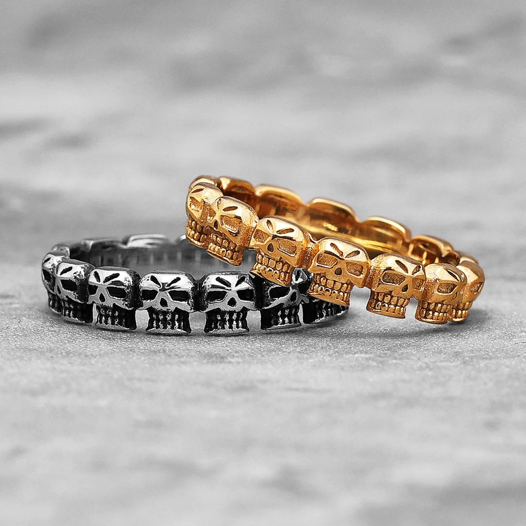 Steampunk Skull Ring