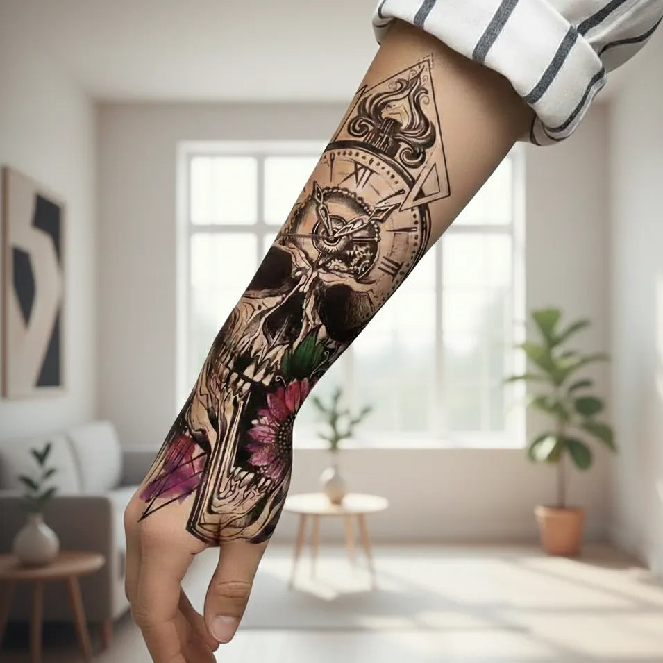 Steampunk Skull Tattoo