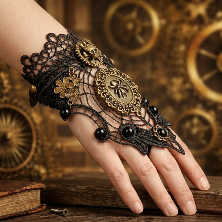 Steampunk Spider Gloves