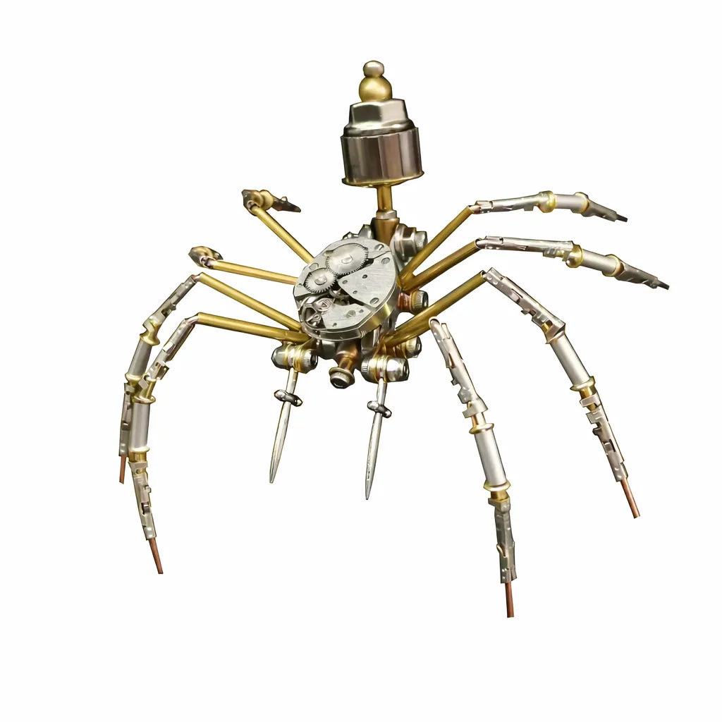 Steampunk Spider Sculpture Style