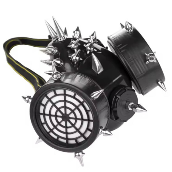 Steampunk Spiked Respirator Mask Design