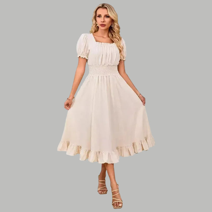 Steampunk Square Neck Dress