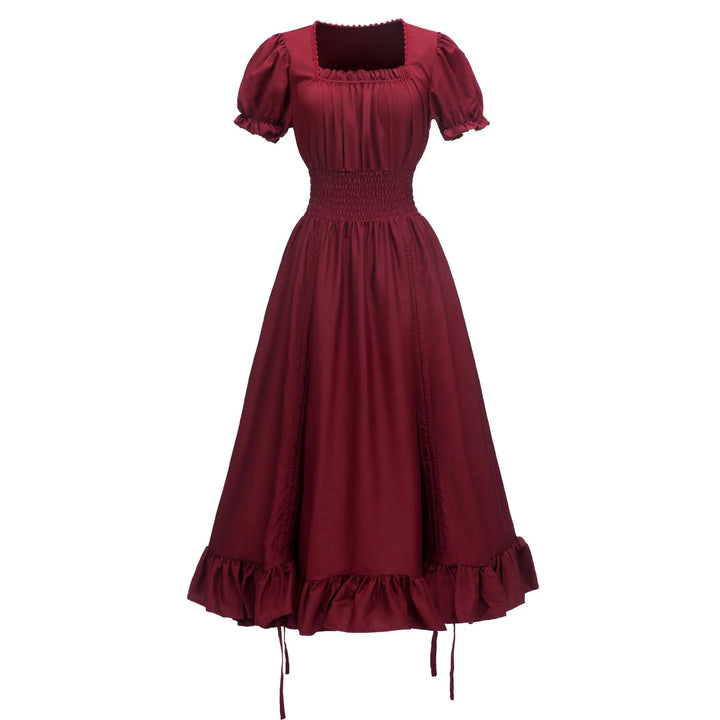 Steampunk Square Neck Dress – classic design