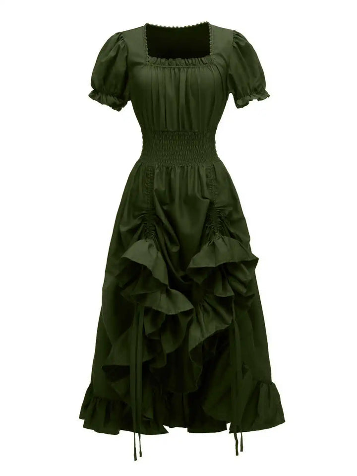 Steampunk Square Neck Dress – dark vintage