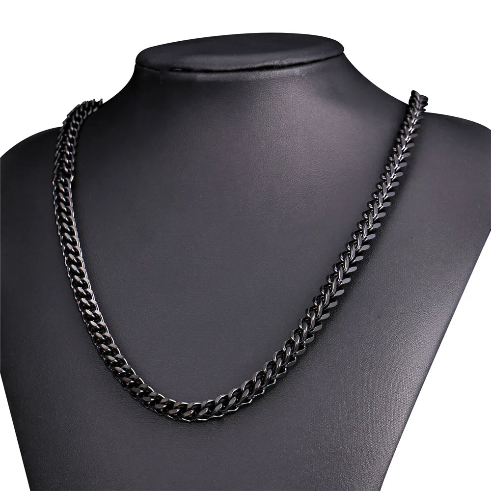 Steampunk Stainless Steel Chain Necklace bold