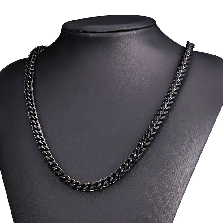 Steampunk Stainless Steel Chain Necklace bold