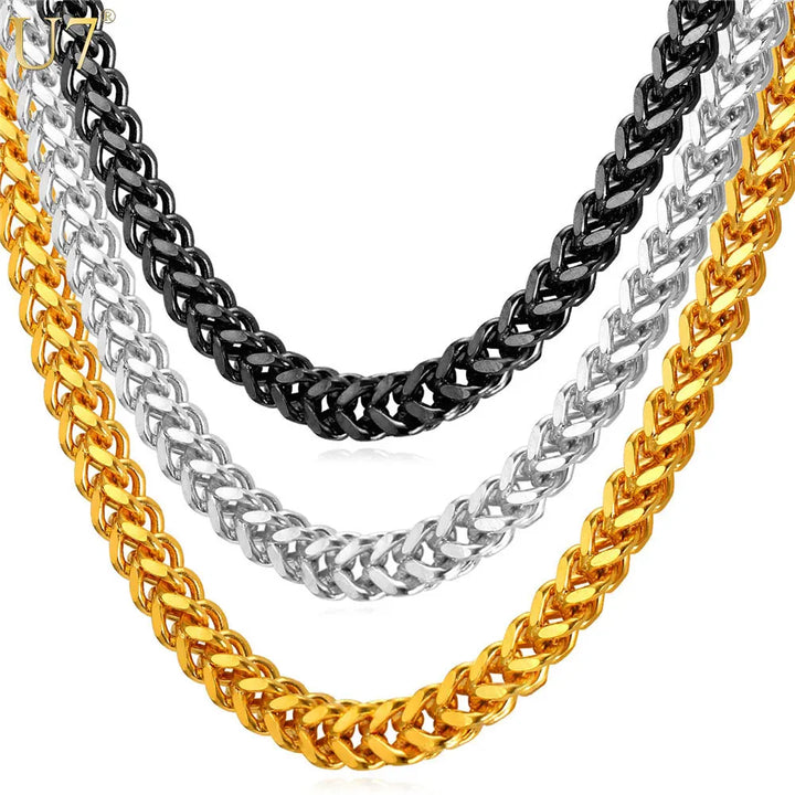 Steampunk Stainless Steel Chain Necklace durable