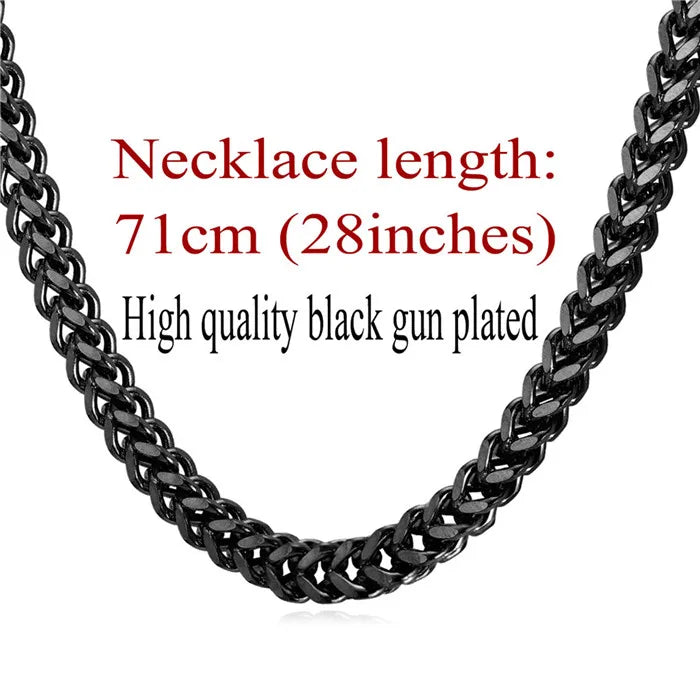 Steampunk Stainless Steel Chain Necklace eye-catching