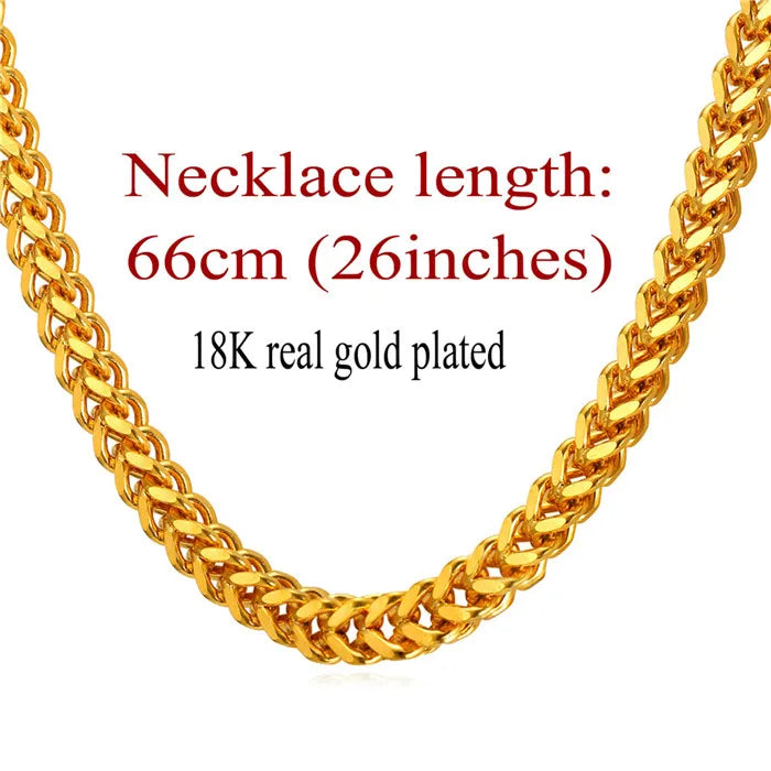 Steampunk Stainless Steel Chain Necklace modern