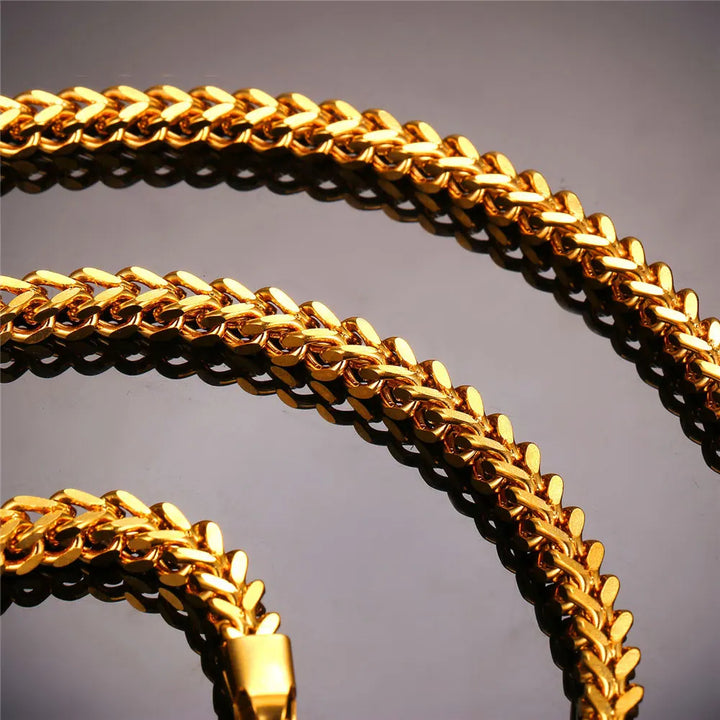 Steampunk Stainless Steel Chain Necklace stylish
