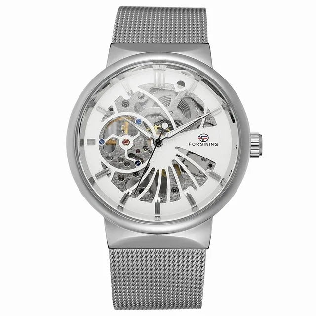 Steampunk Stainless Steel Wristwatch classic