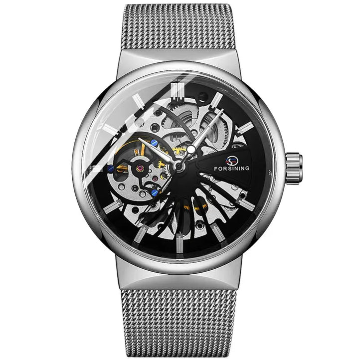 Steampunk Stainless Steel Wristwatch eye-catching