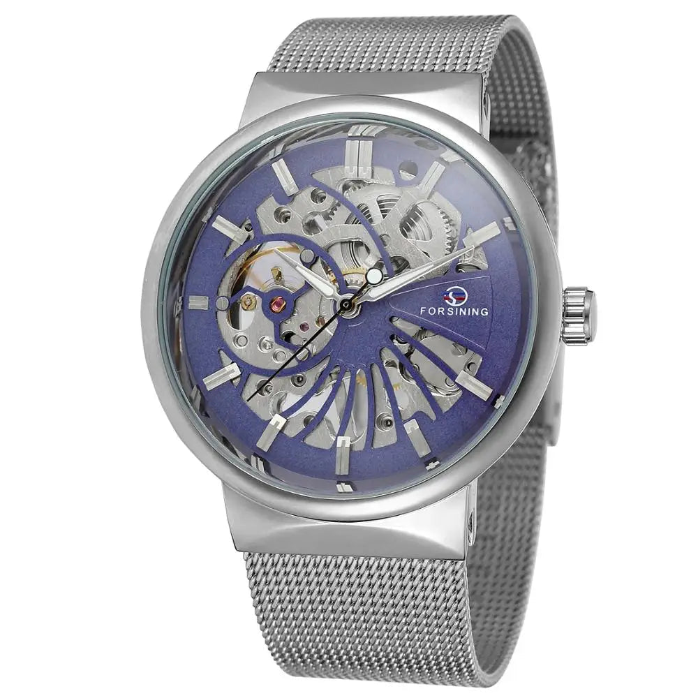 Steampunk Stainless Steel Wristwatch industrial