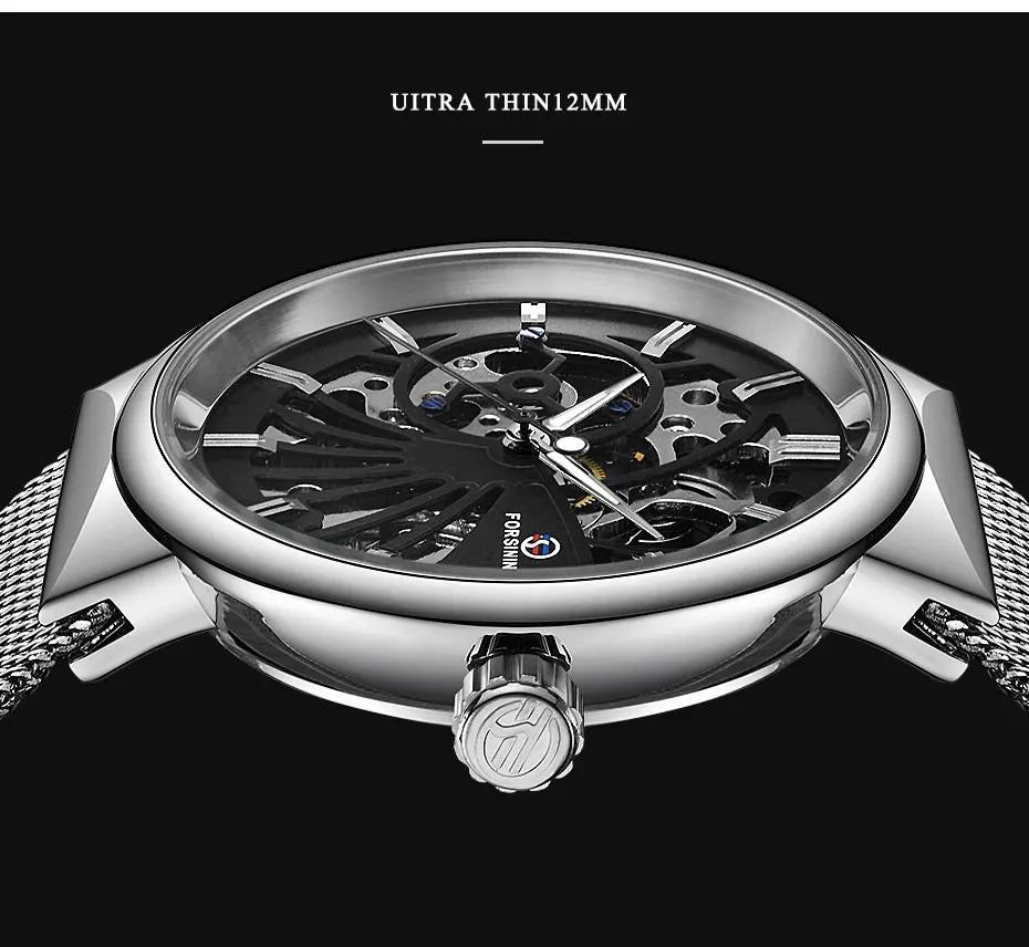 Steampunk Stainless Steel Wristwatch refined