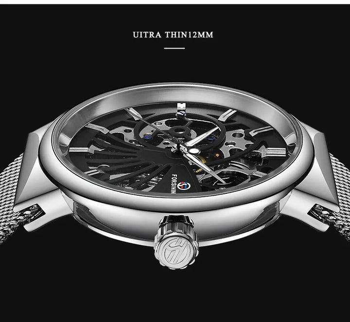 Steampunk Stainless Steel Wristwatch refined