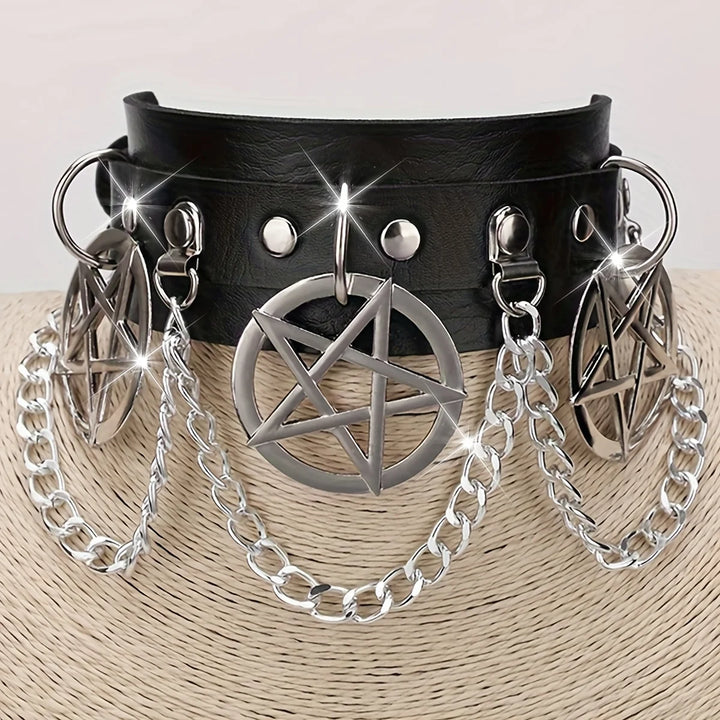 Steampunk Star Chain Necklace