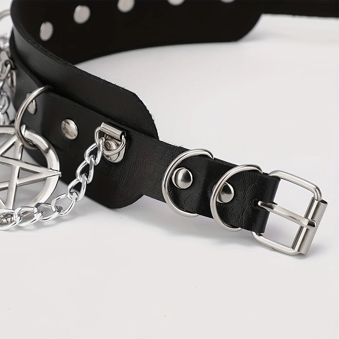 Steampunk Star Chain Necklace chic
