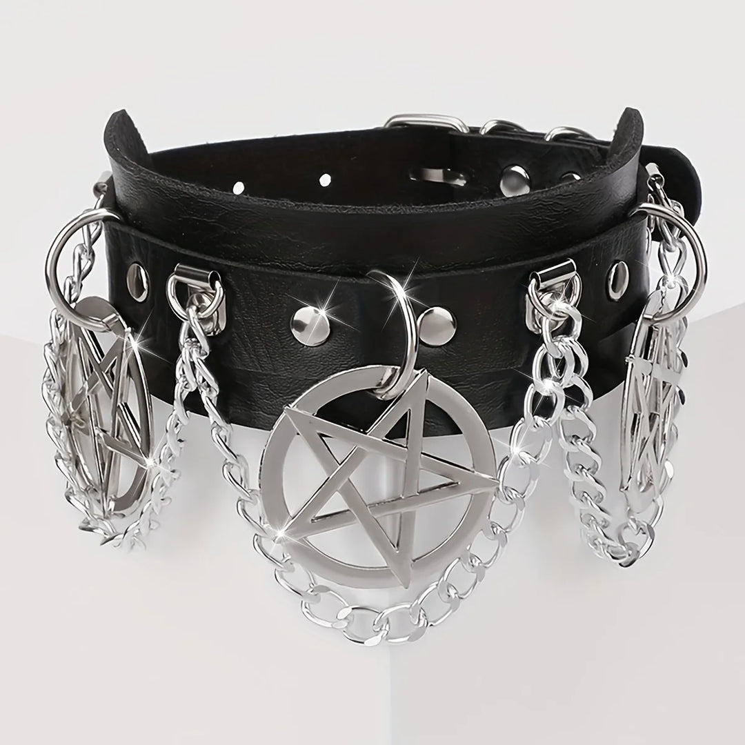 Steampunk Star Chain Necklace fashion