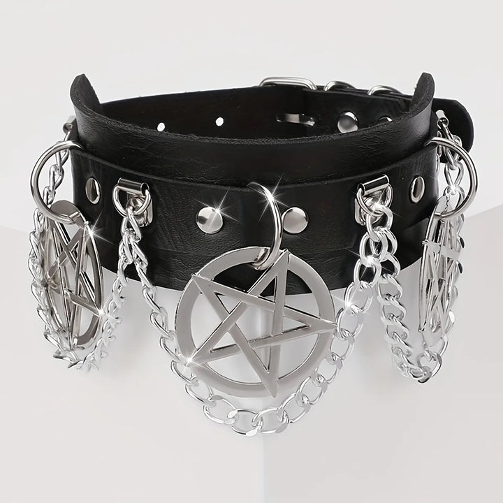 Steampunk Star Chain Necklace fashion
