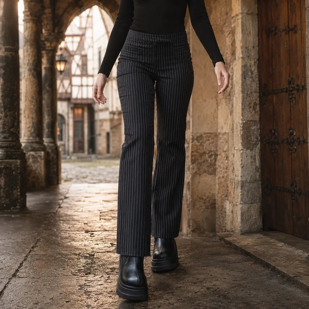 Steampunk Striped Pant