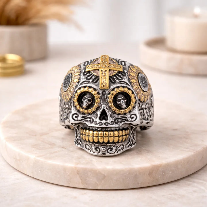 Steampunk Styler - Skull Ring