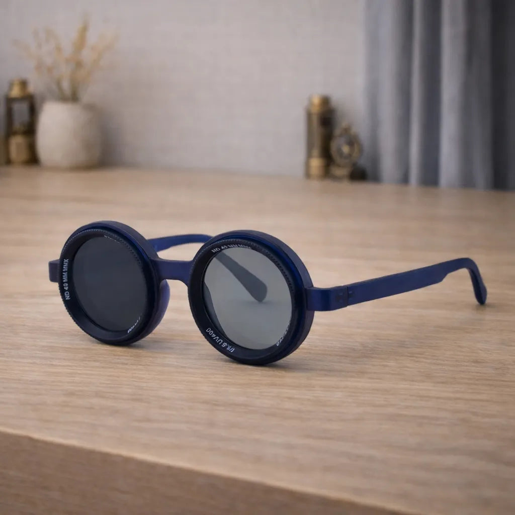 Steampunk Sunglasses Classic Retro Round