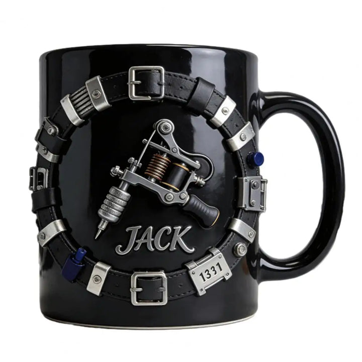 Steampunk Tattoo Machine Mug elegant