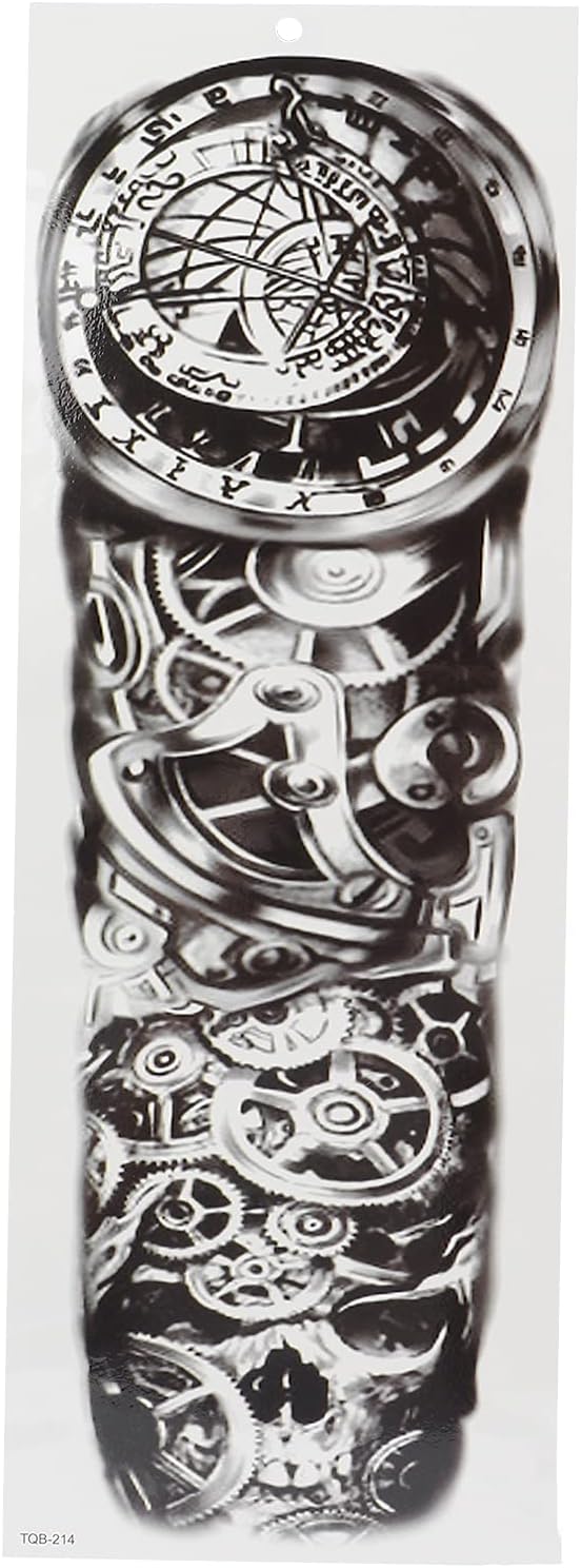 Steampunk Tattoo Mechanical Gears stylish