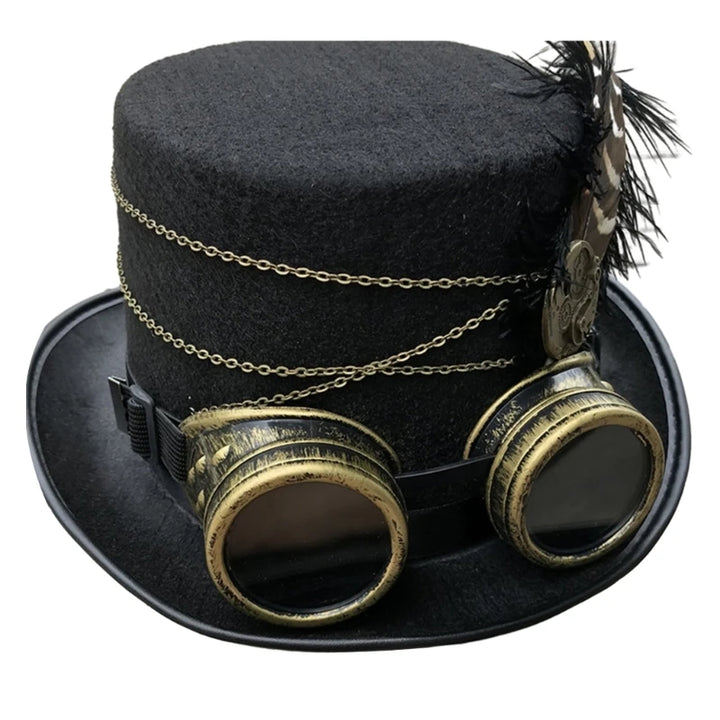 Steampunk Top Hat With Goggles