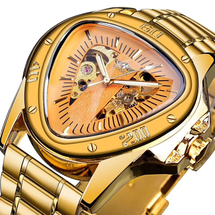 Steampunk Triangle Wristwatch artistic