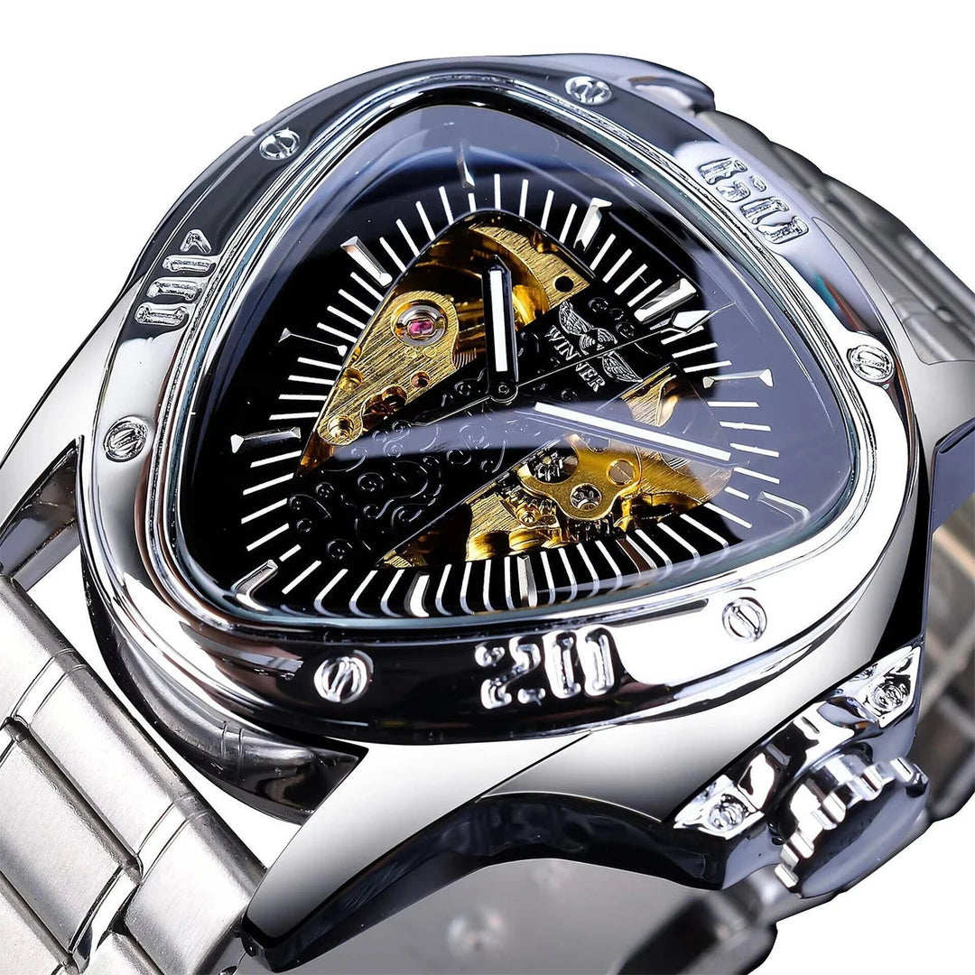 Steampunk Triangle Wristwatch bold