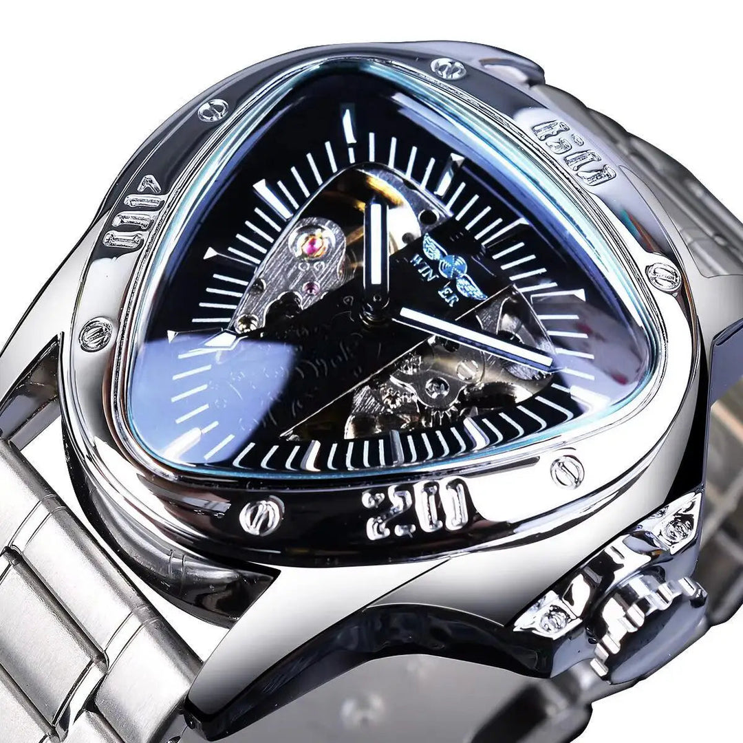 Steampunk Triangle Wristwatch distinctive
