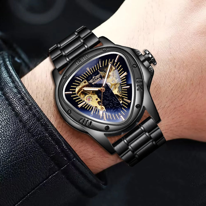 Steampunk Triangle Wristwatch modern